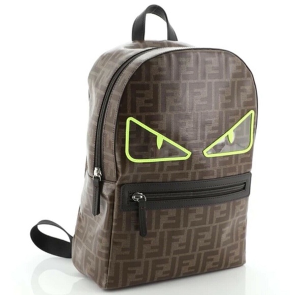 Fendi Monster Backpack Zucca Coated Canvas Medium main image 6
